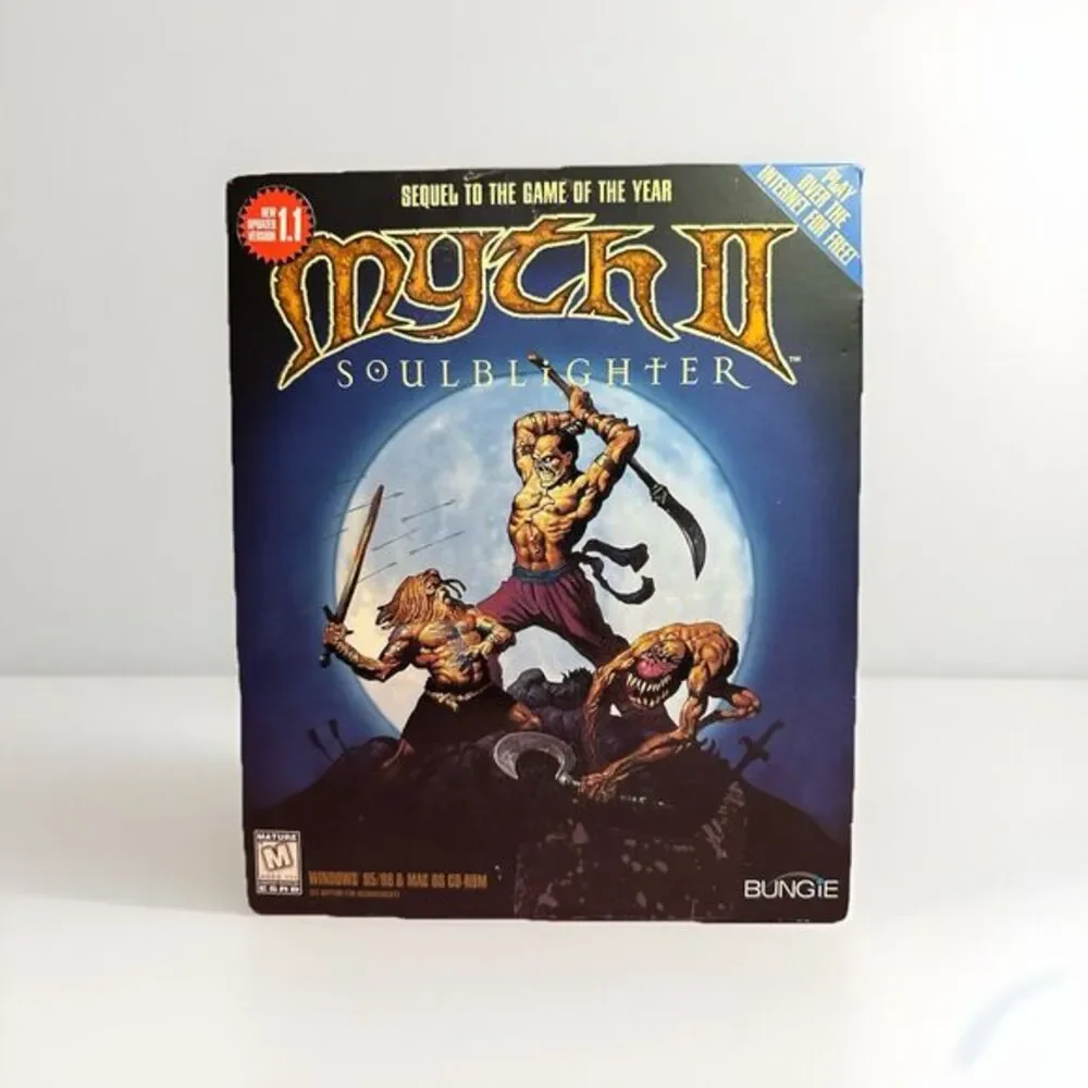 Myth II: Soulblighter (Windows/Mac 1998) Open Box Sealed Game. Never Been Used